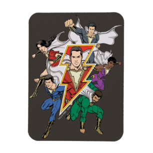 Íman SHAZAM! gráfico da família de   Shazam