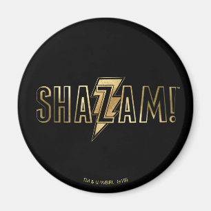 Íman SHAZAM!   Logotipo Dourado