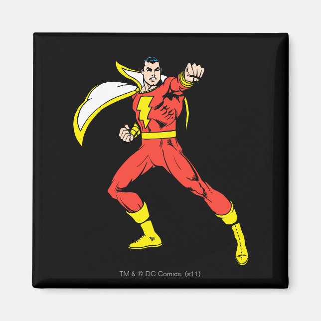 Íman Shazam Pronto para Lutar (Frente)