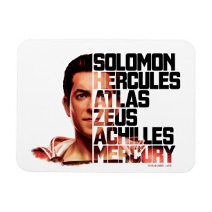 Íman SHAZAM! Shazam Closeup Acronym Graphic