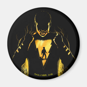 Íman SHAZAM! Shazam e silhueta do relâmpago de Billy