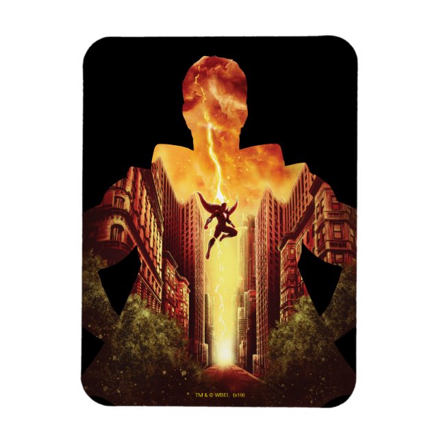 Íman SHAZAM! | Silhueta Sunset Shazam (Vertical)