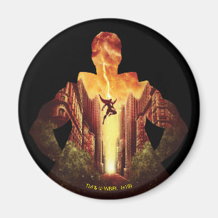 Íman SHAZAM!   Silhueta Sunset Shazam