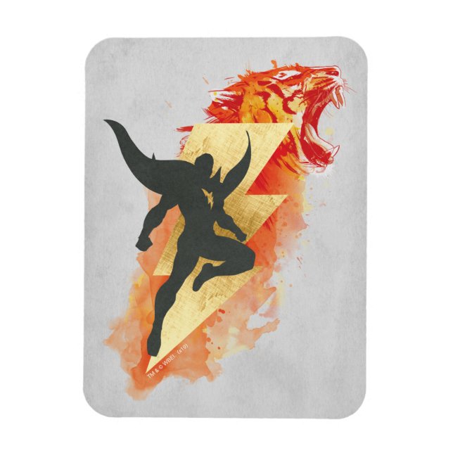 Íman SHAZAM! | Tigre de Asma e Lâmpada (Vertical)