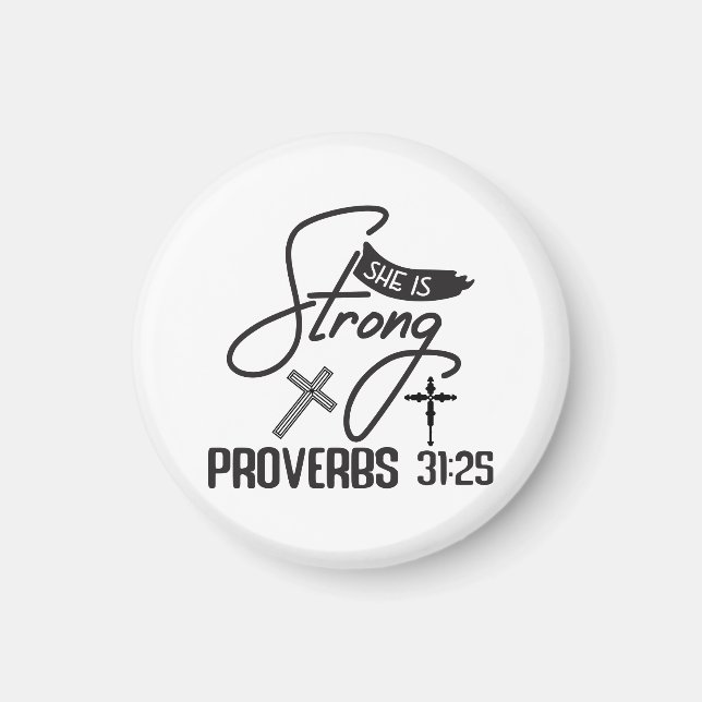 Íman She is Strong" Collection – Proverbs 31:25 (Frente)