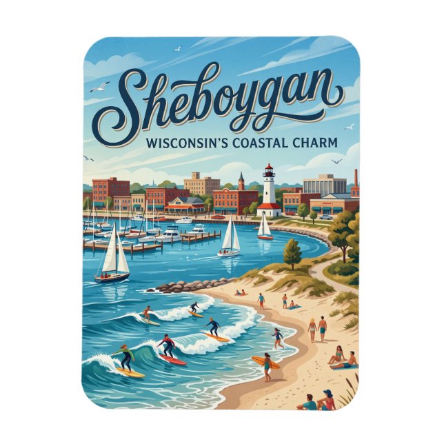 Íman Sheboygan, Wisconsin (Vertical)