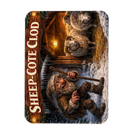 Íman Sheep Cote Clod Icelandic Yule Lad Postcard