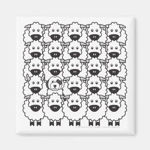 Íman Sheepdog inglês velho nos carneiros