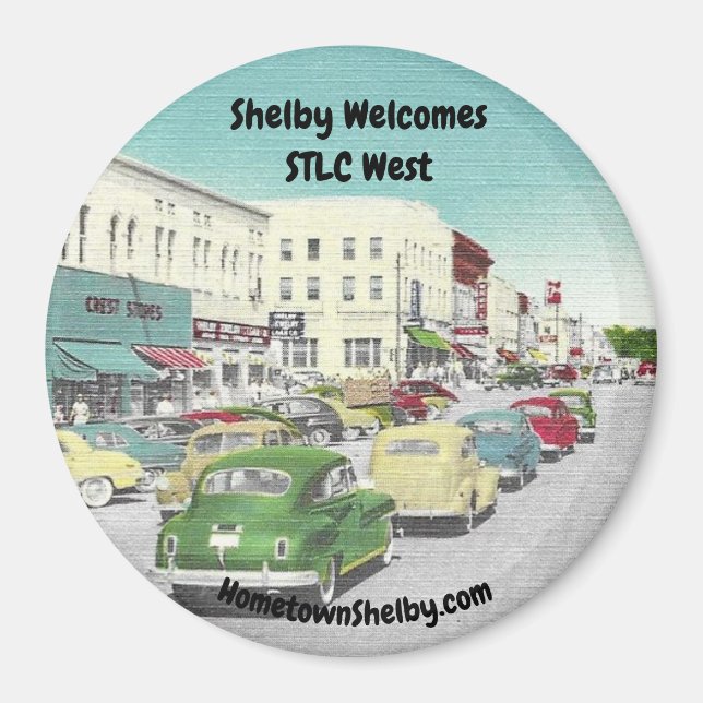 Íman Shelby Acolhe com agrado o West Magnet do STLC (Frente)