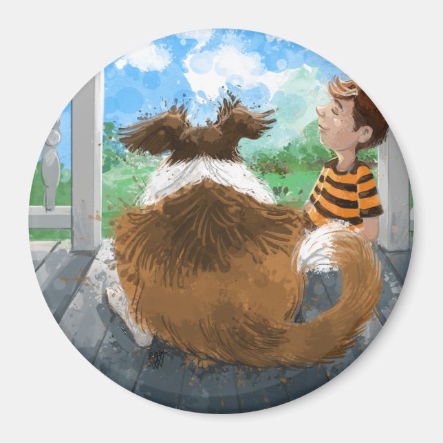 Íman Sheldon e Davie Relaxing (Frente)