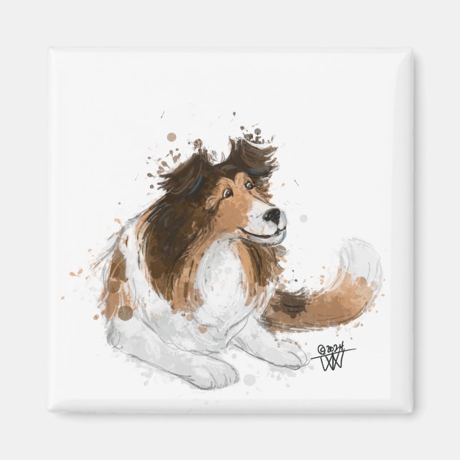 Íman Sheldon o Sheltie (Frente)