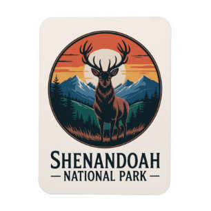 Íman Shenandoah National Park Deer Emblem