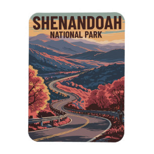 Íman Shenandoah National Park Virginia Wilderness Art