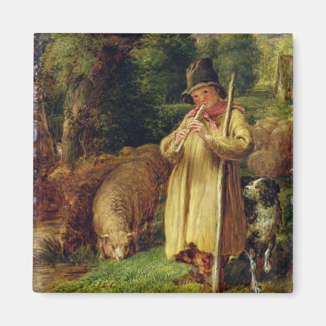 Íman Shepherd Boy, 1831 (óleo no painel) (Frente)