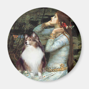 Íman Shetland Sheepdog 18 - Ophelia Sentada
