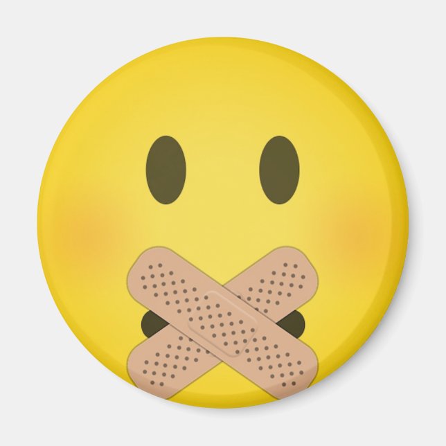 Íman Shh emoji (Frente)