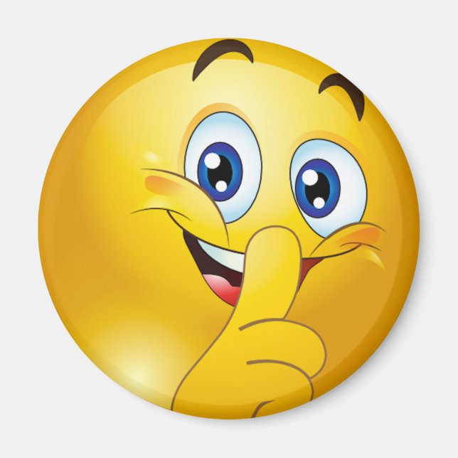 Íman Shh emoji (Frente)