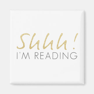 Íman Shhh! Estou lendo o ímã