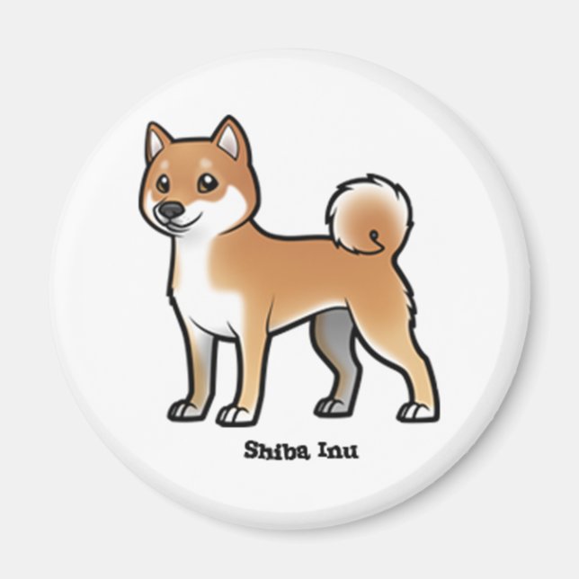 Íman shiba inu (Frente)