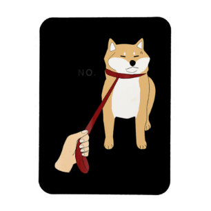 Íman Shiba inu   design engraçada para cães não