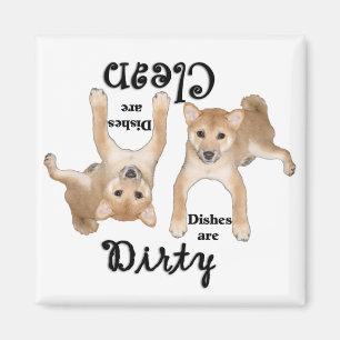 Íman Shiba Inu Puppy Lovers Dishwasher Magnet