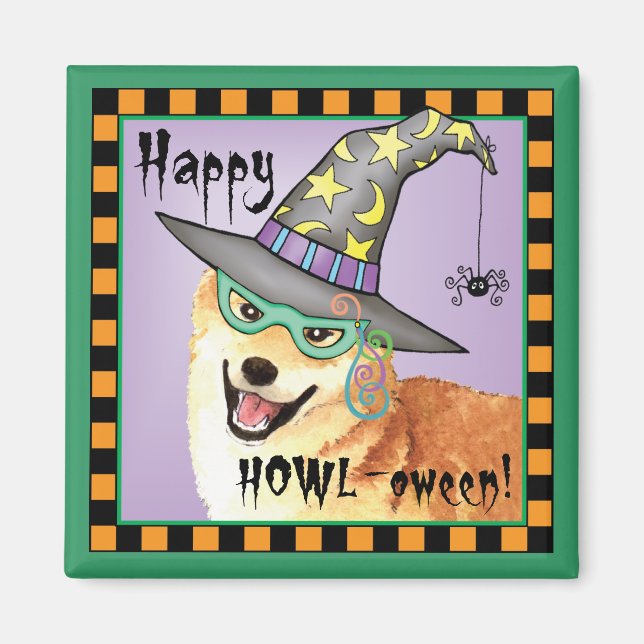 Íman Shiba Inu Witch (Frente)