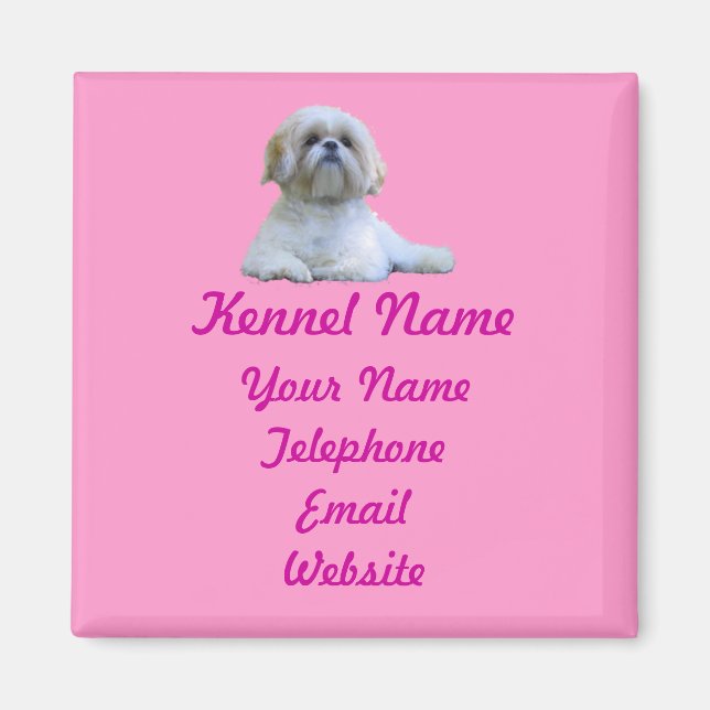 Íman Shih Tzu Breeder Magnet (Frente)