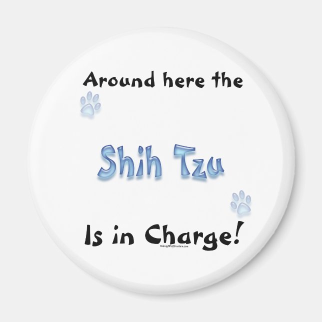 Íman Shih Tzu Charge - Magnet (Frente)