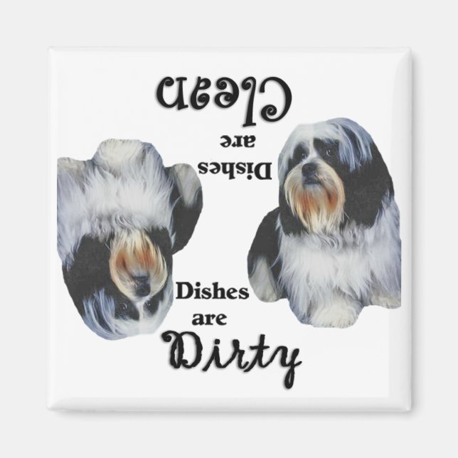 Íman Shih Tzu Dishwasher Magnet (Frente)
