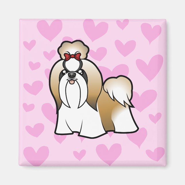 Íman Shih Tzu Love (show cut) (Frente)