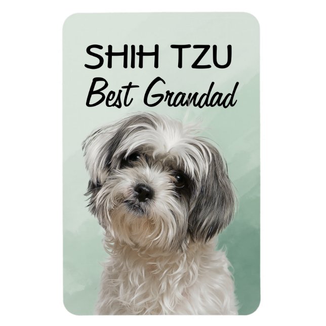 Íman Shih Tzu Melhor Avô (Vertical)