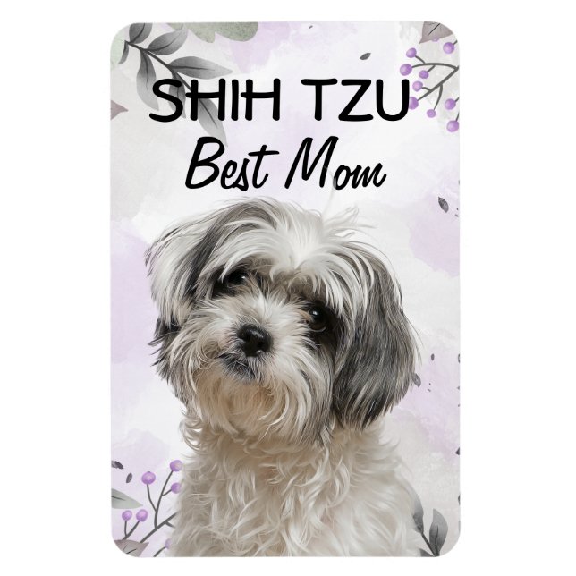 Íman Shih Tzu Melhor Mãe (Vertical)