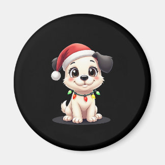 Íman Shih Tzu Santa Christmas Tree Lights Xmas Dog Love