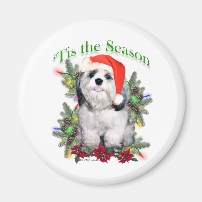 Íman Shih Tzu 'Tis the Season - Magnet (Frente)