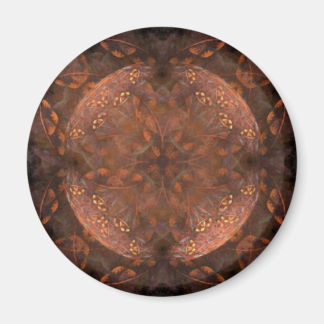 Íman Shimmer de cobre ouro (Frente)