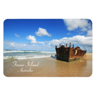 Íman Shipwreck da ilha de Fraser, Austrália, ímã