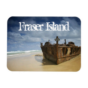 Íman Shipwreck de S.S. Maheno, ilha de Fraser,