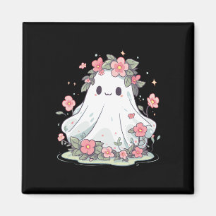 Íman Shirt Floral Ghost Halloween Costume Gir