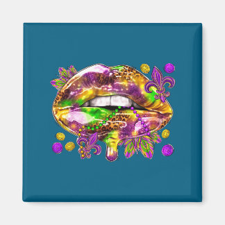 Íman Shirt Lips Mardi Gras Carnival Fat