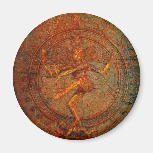 Íman Shiva Sobre A Sobreposição De Fundo Distante (Frente)