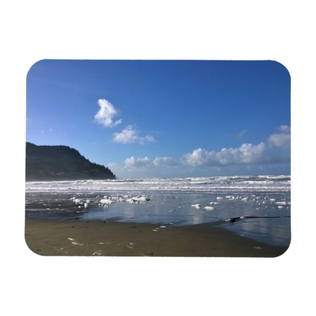 Íman Shore marinha no inverno, Costa do Oregon (Horizontal)