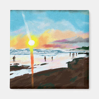 Íman Shores beijadas pelo Sol: Harmonia da Noite