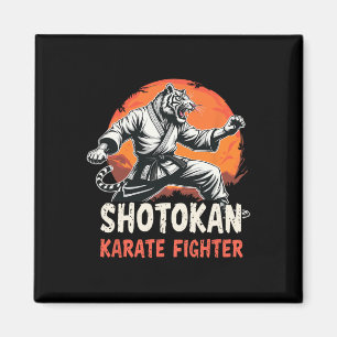 Íman Shotokan Karate Fighter Martial Arts Tiger Funny K