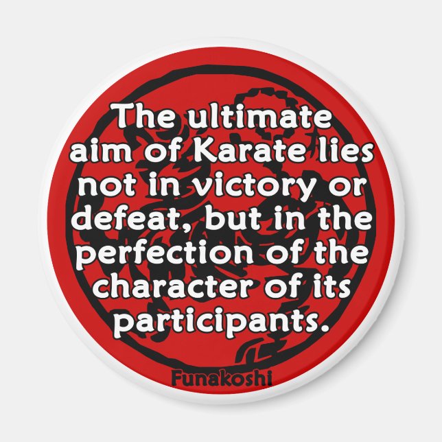 Íman Shotokan - O objetivo final (Frente)