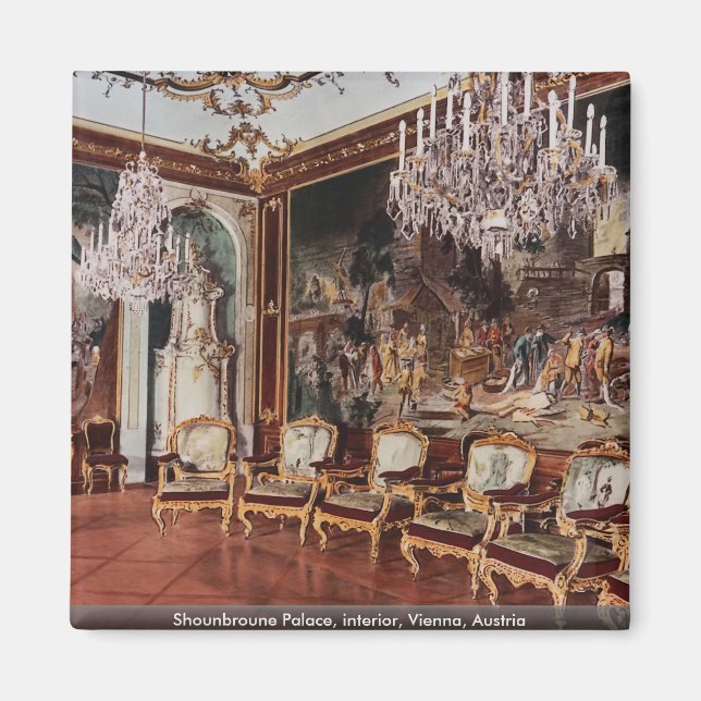 Íman Shounbroune Palace, interior, Viena, Áustria (Frente)