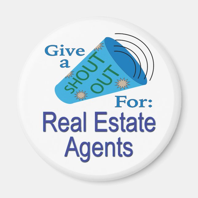 Íman Shout for Real Estate Agents (Frente)