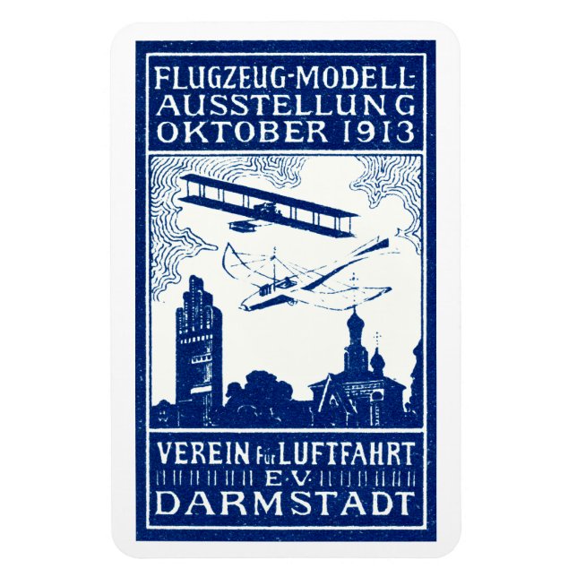 Íman Show aéreo de Darmstadt 1913 (Vertical)
