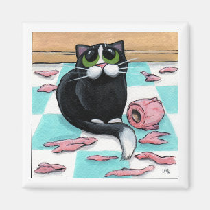 Íman Shredder de papel - ímã do gato