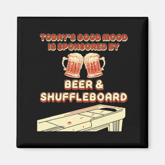 Íman Shuffleboard Player Beer