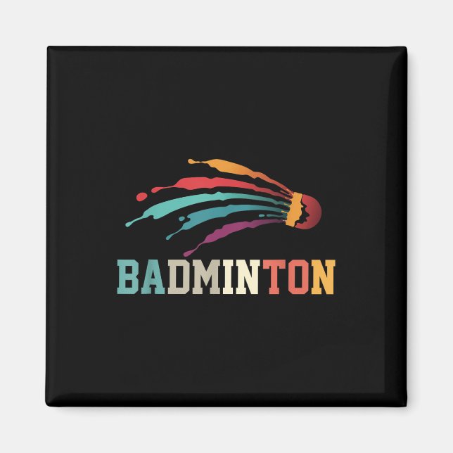 Íman Shuttle Badminton Player Esportivo Equipe de Trein (Frente)